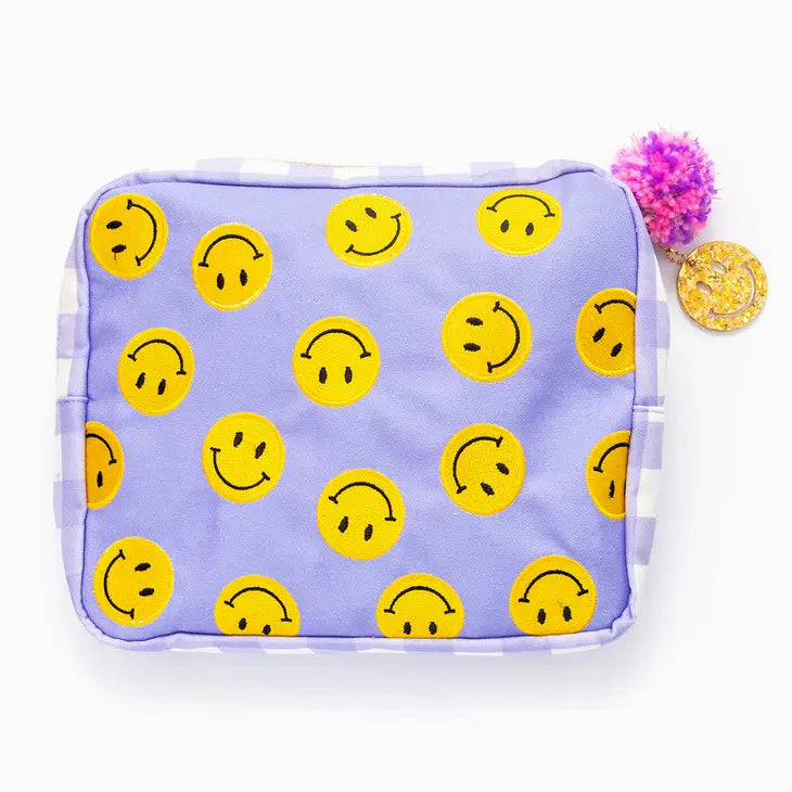 LARGE SMILEY POUCH
