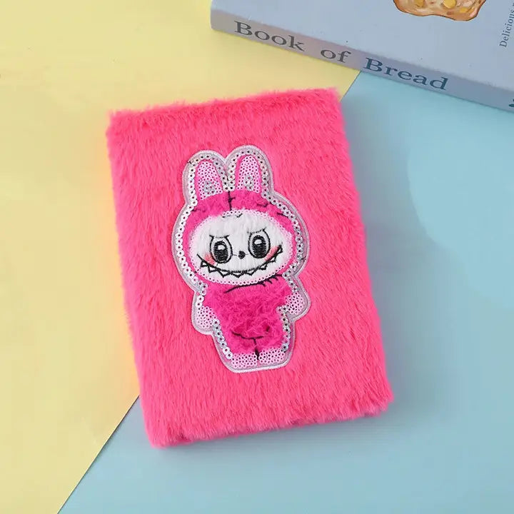 HOT PINK CUTE CARTOON JOURNAL