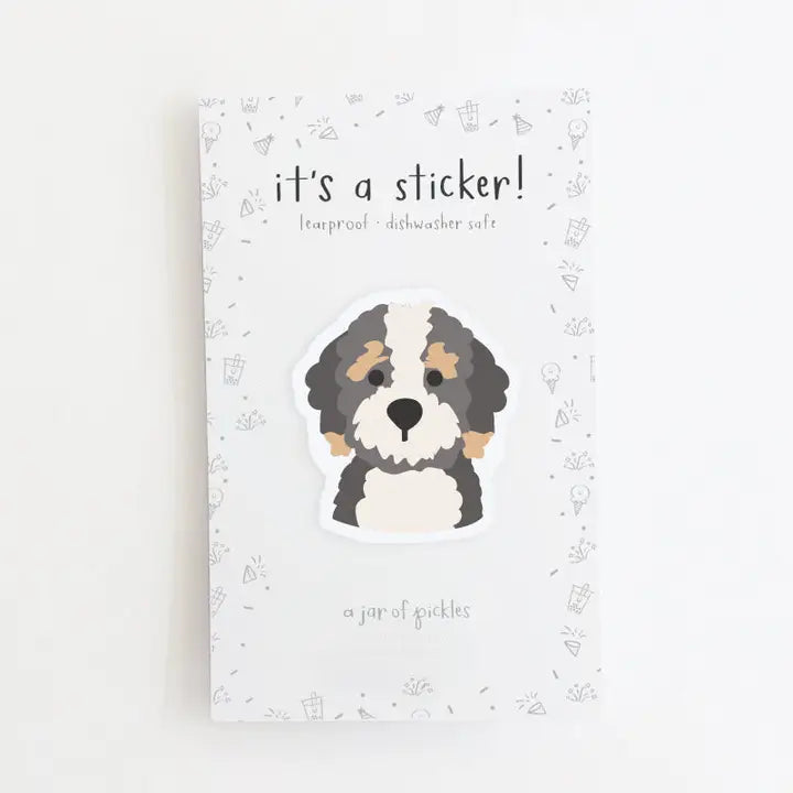 BERNADOODLE STICKER