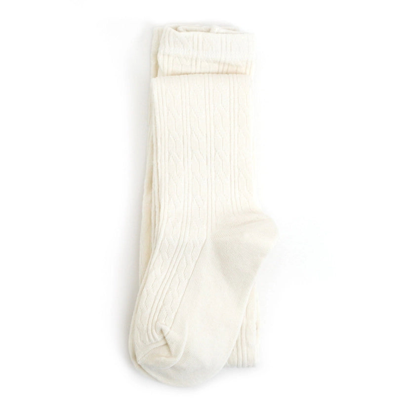 IVORY CABLE KNIT SOCKS