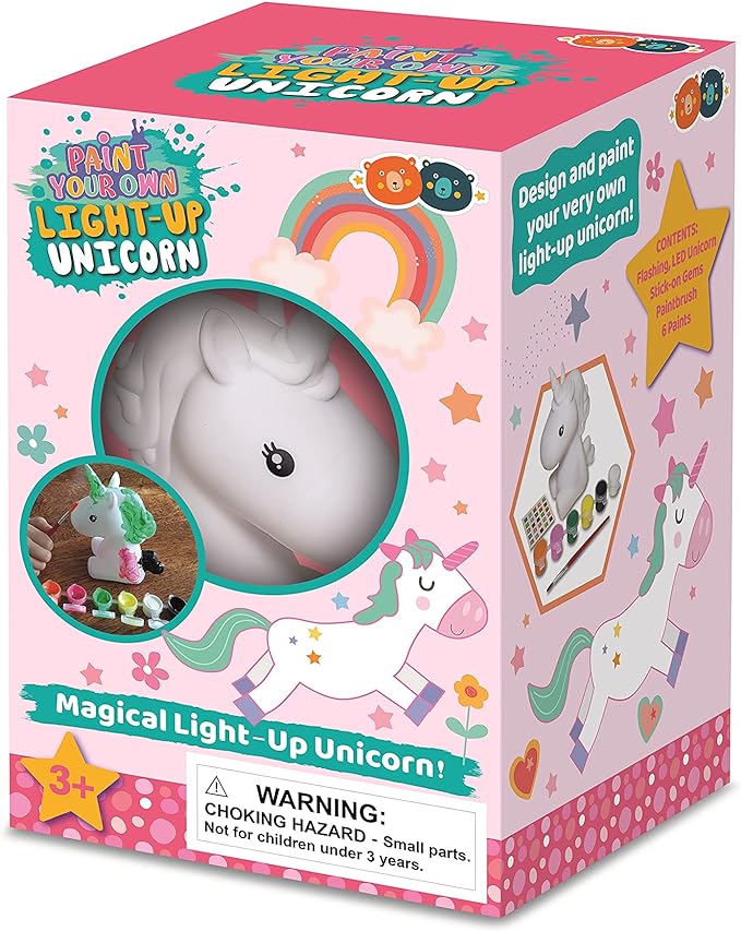 PAINT YOUR OWN LIGHT UP UNICORN