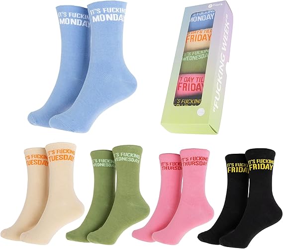 FUCKING WEEK SOCKS