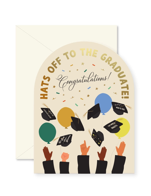 HATS OFF GRADUATION CARD – Kitson LA