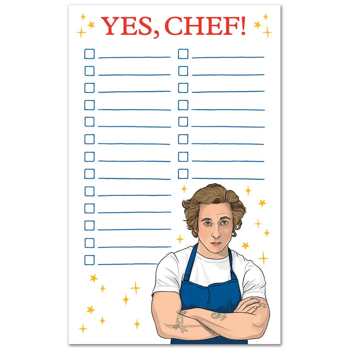 YES CHEF NOTEPAD