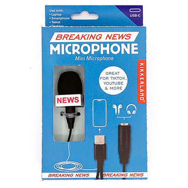 BREAKING NEWS MINI MICROPHONE