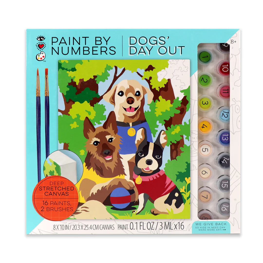 PAINT BY NUMBER - DOGS DAY OUT