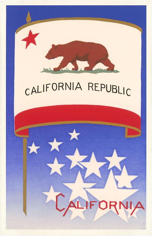 CALIFORNIA STATE FLAF MAGNET