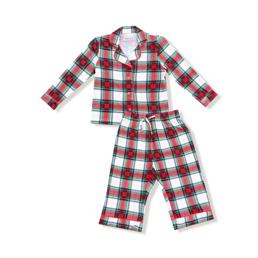 KIDS HOLIDAY PLAID SET