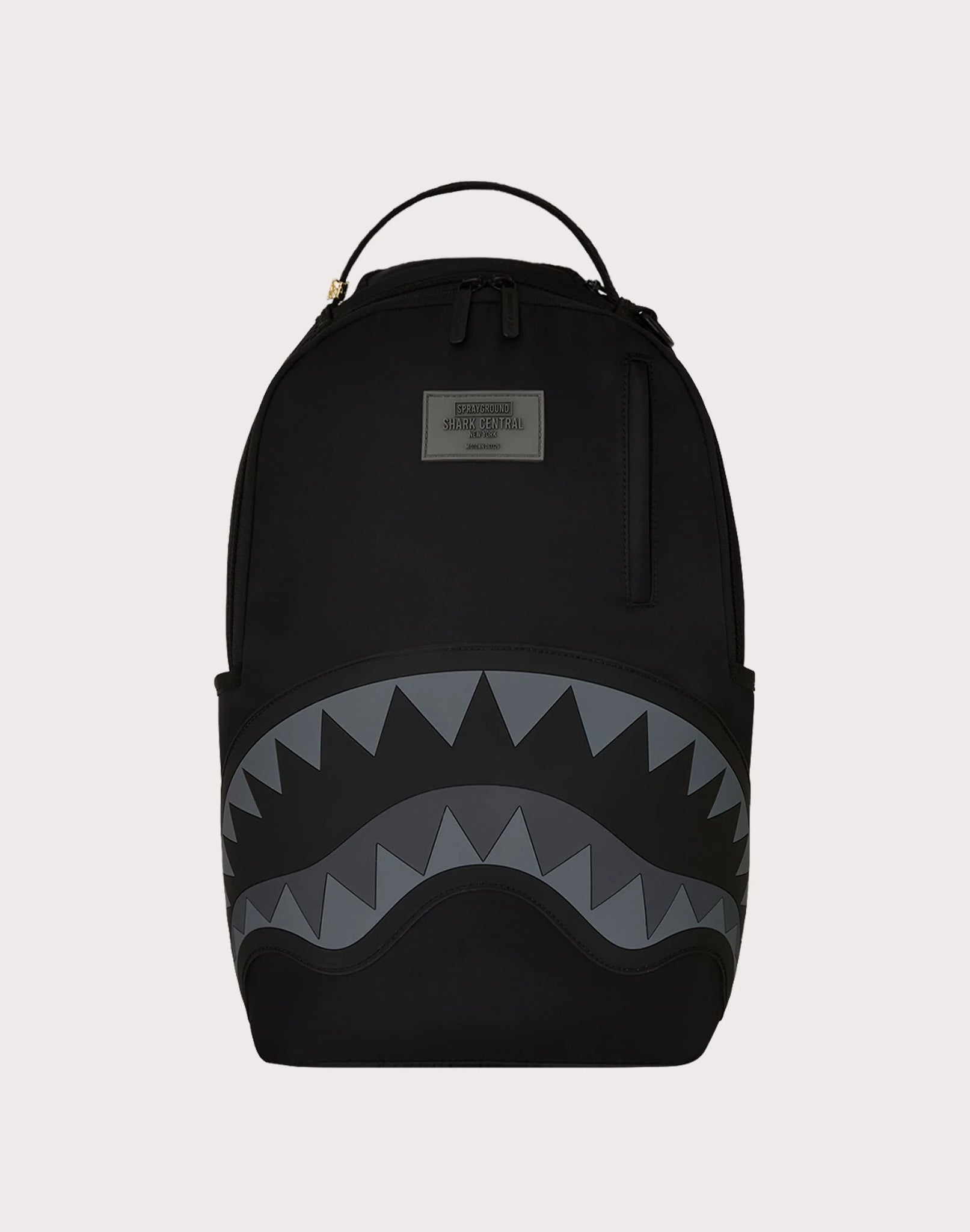 SHARK CENTRAL NYLON BLACK BACKPACK