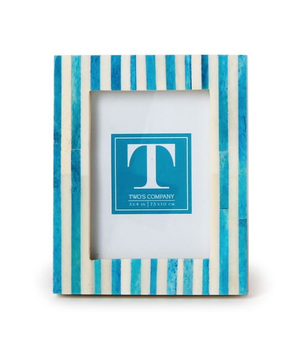 Knote Frame Blue BLUE STRIPE MINI FRAME – Kitson LA