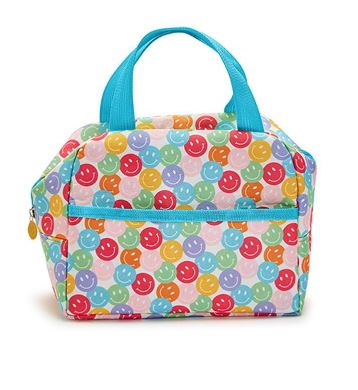 BLUE HAPPY INSULATED TOTE