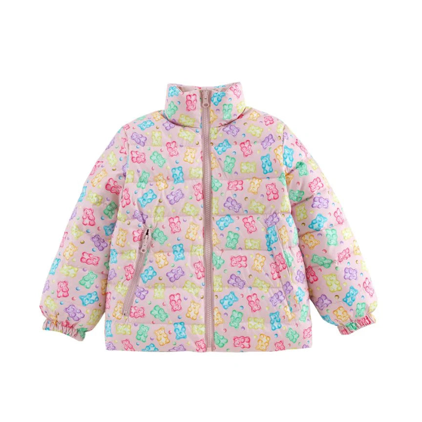 GIRLS GUMMY BEAR REVERISBLE JACKET