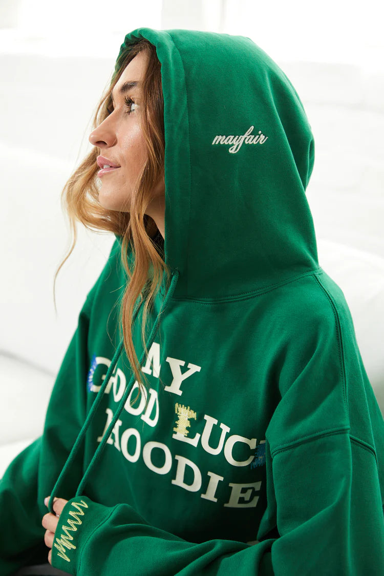 MY GOOD LUCK GREEN HOODIE