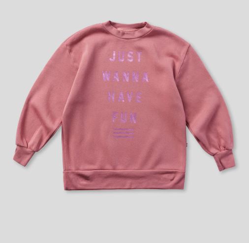 SOL ANGELES GIRLS HAVE FUN OVERSIZED PULLOVER