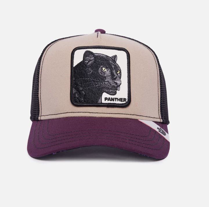 THE BLACK PANTHER PURPLE TRUCKER HAT
