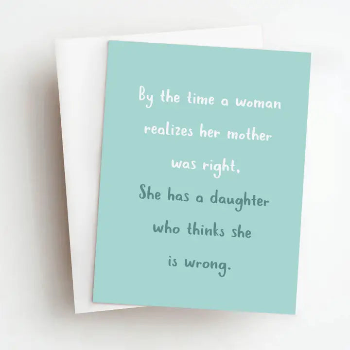 DAUGHTER WRONG MOTHER'S DAY CARD