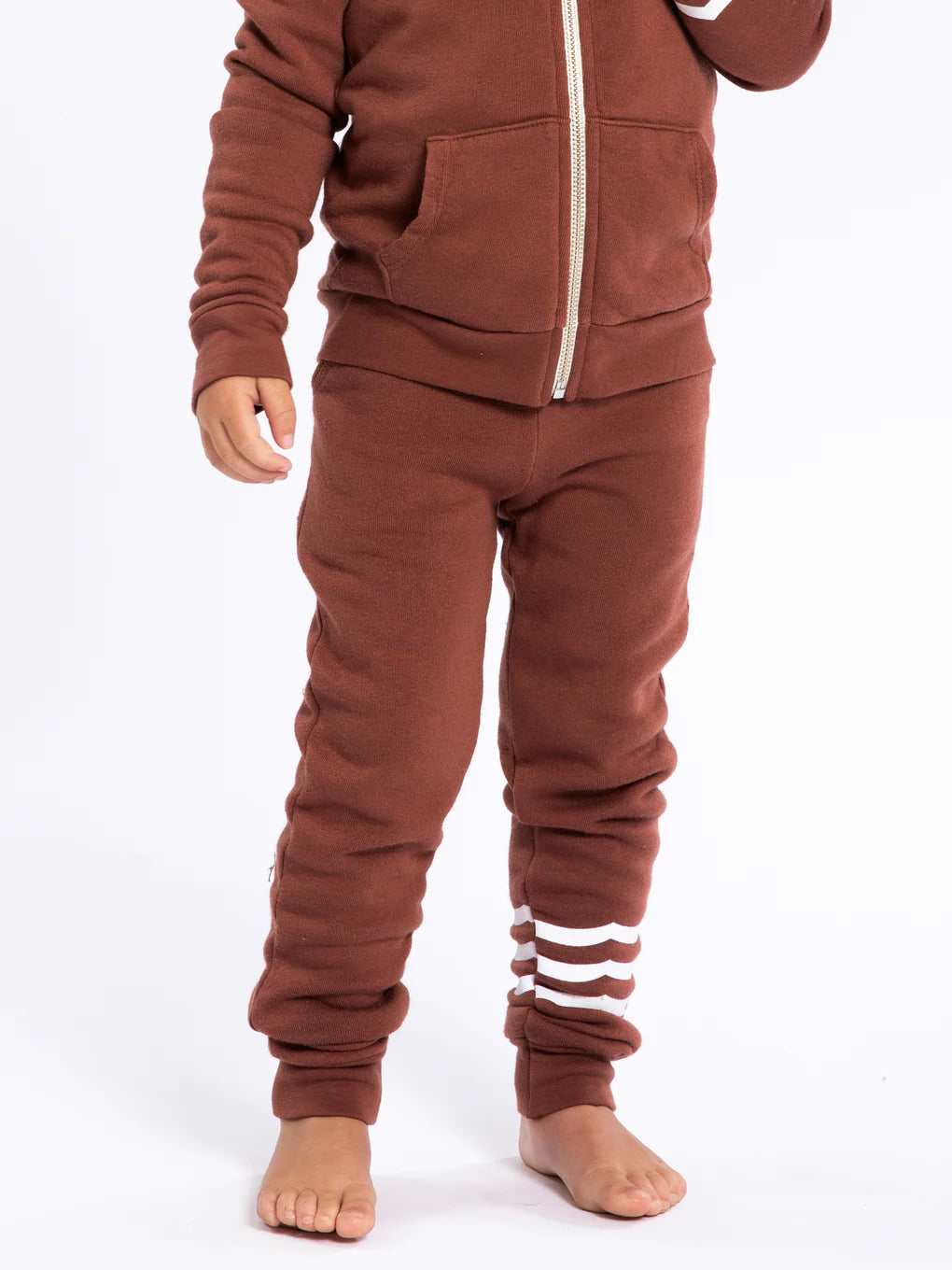 tobacco joggers Sol Angeles Little Kid's & Kid's Waves Jogger Pants - Tobacco