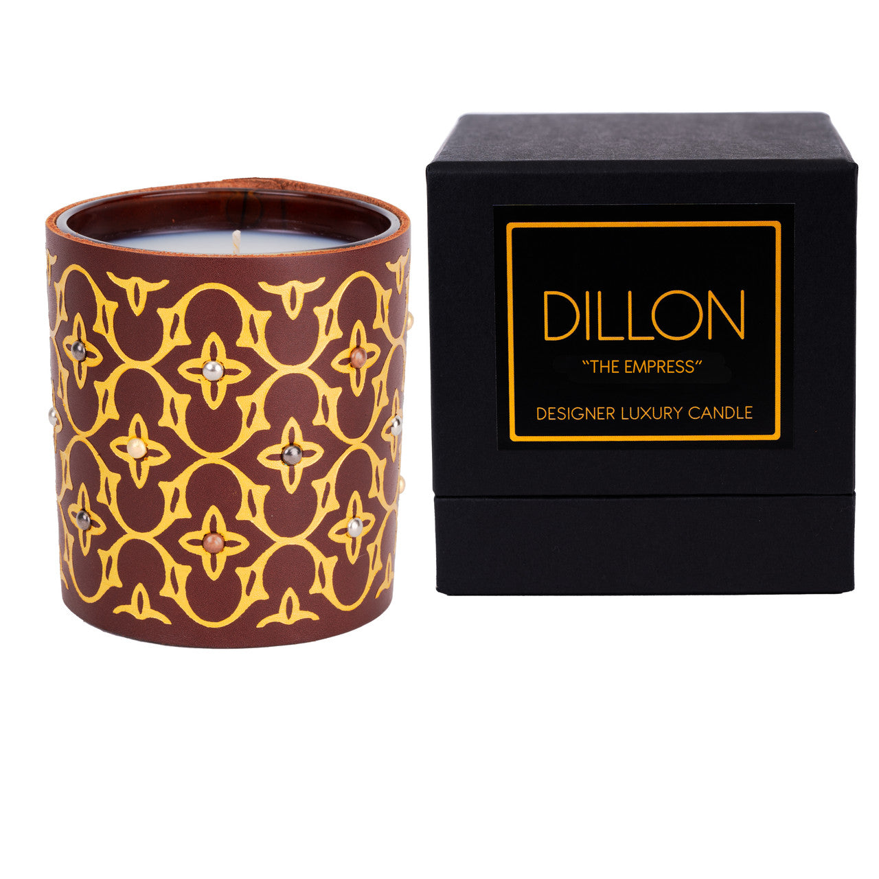THE EMPRESS SANDALWOOD SCENT BROWN CANDLE