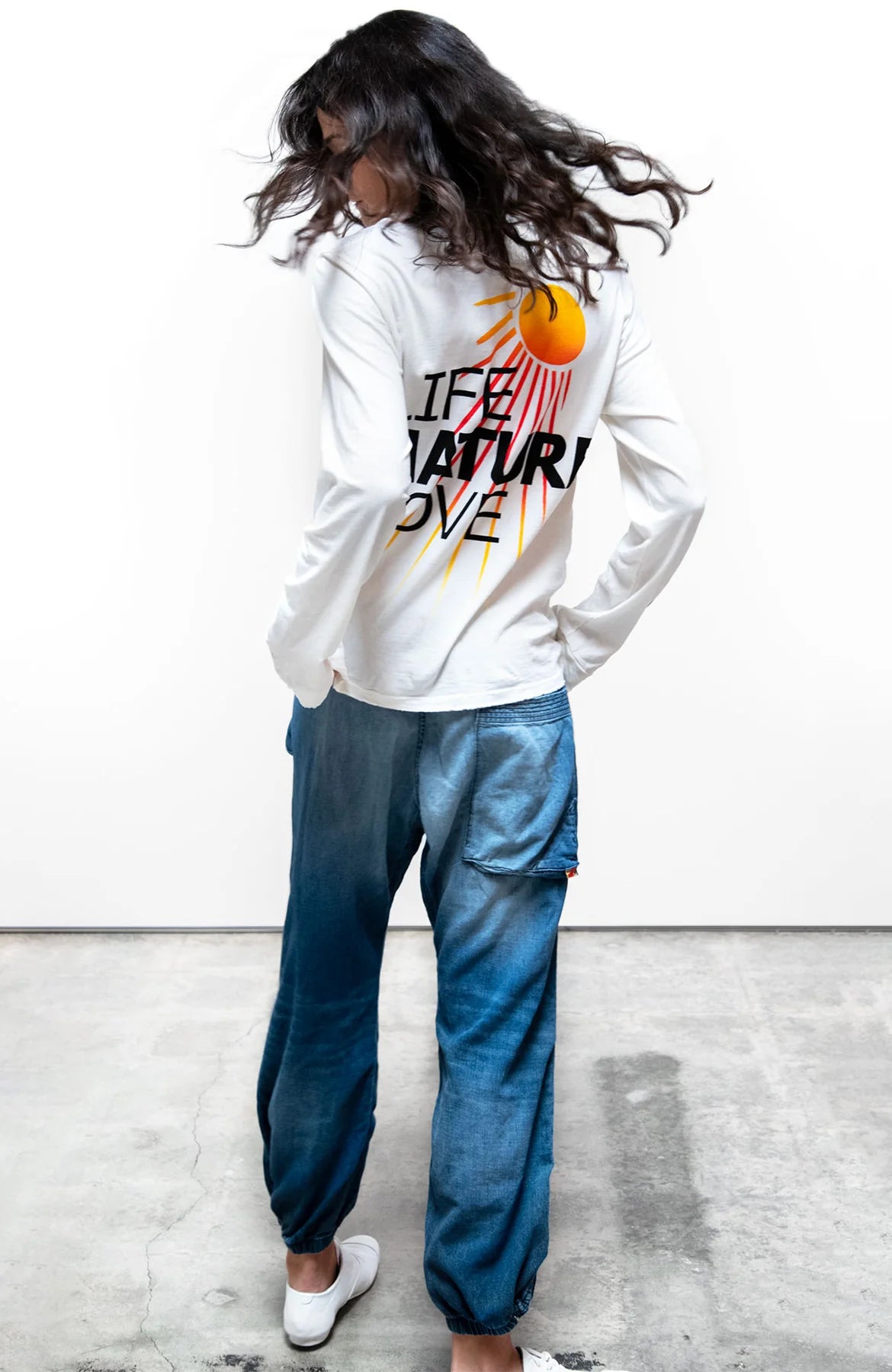 FREECITY LNLSUN LONG SLEEVE TEE - CREAMY YUM – Kitson LA