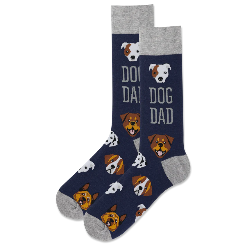 MENS DOG DAD SOCKS