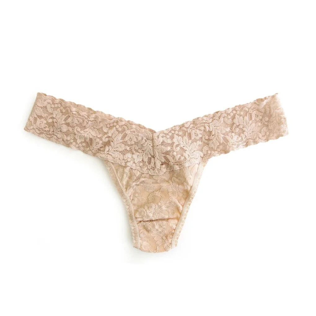 CHAI SIGNATURE LACE LOW RISE THONG