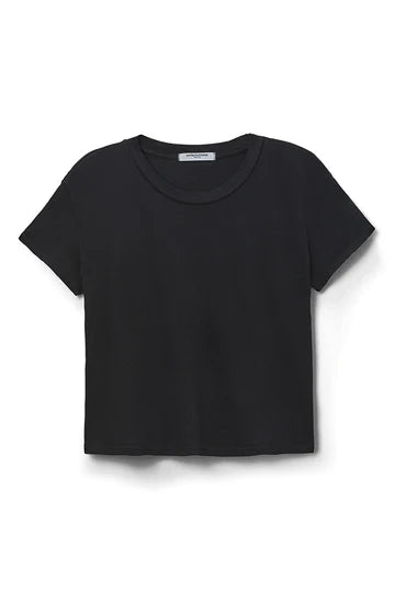 WOMENS HARLEY BOXY CREW TEE - BLACK