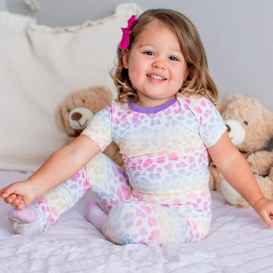 RAINBOW LEOPARD PJ SET