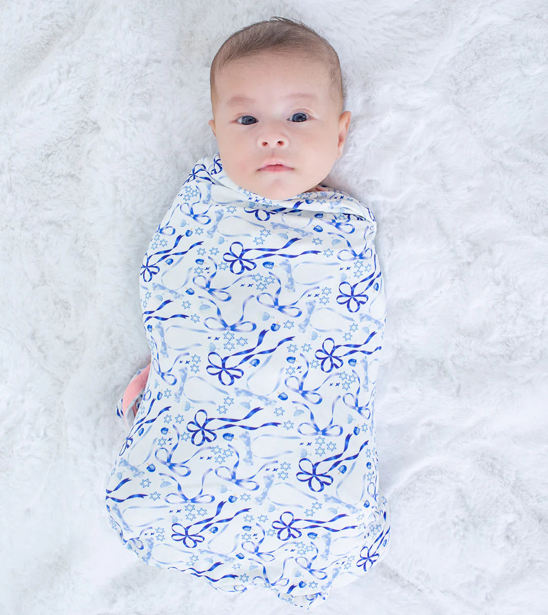 HANUKKAH BOWS SWADDLE