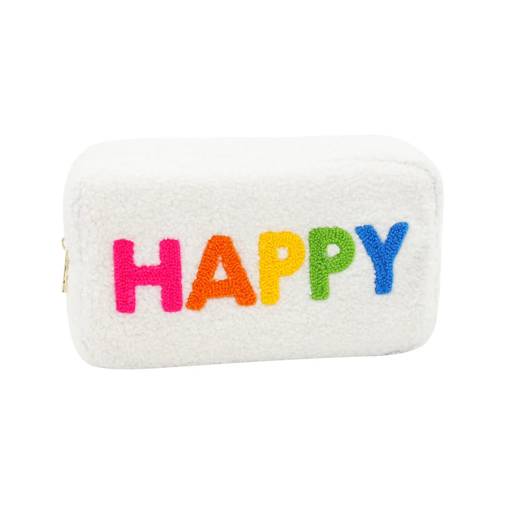 VARSITY HAPPY SHERPA POUCH