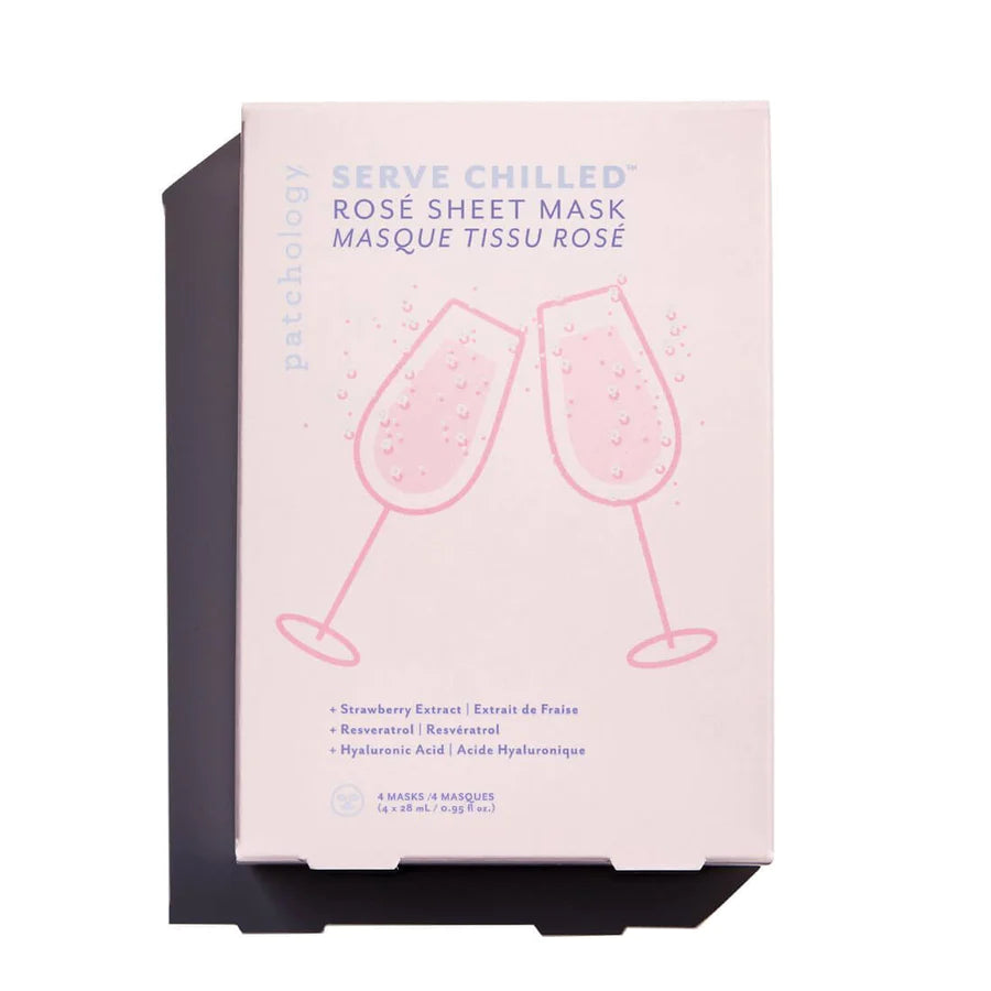 SERVED CHILL ROSE SHEET MASK - 1 PACK