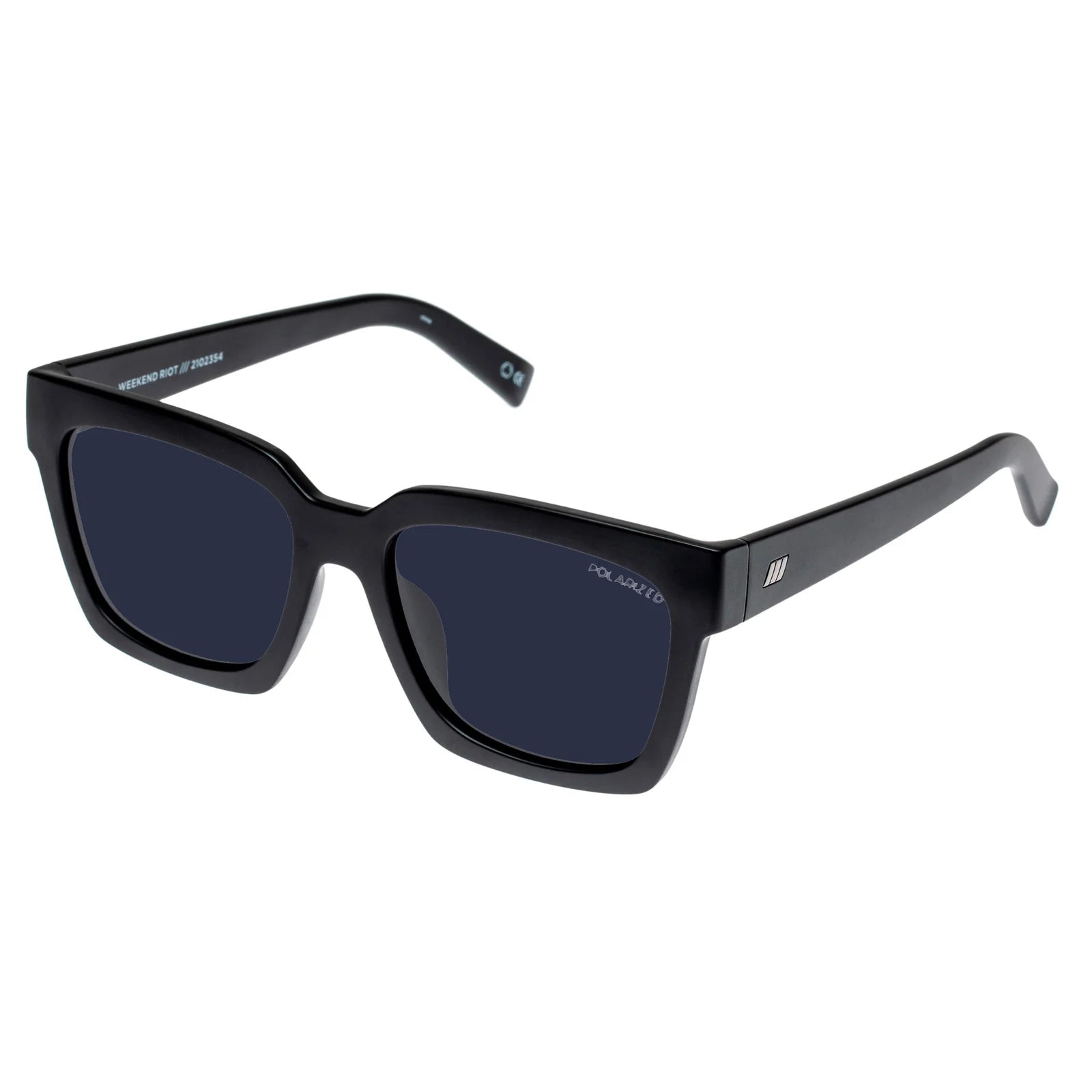Weekend Riot Alien LE SPECS WEEKEND RIOT MATTE BLACK SUNGLASSES – Kitson LA