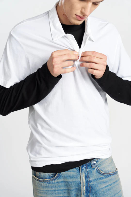 MENS WHITE CLASSIC POLO