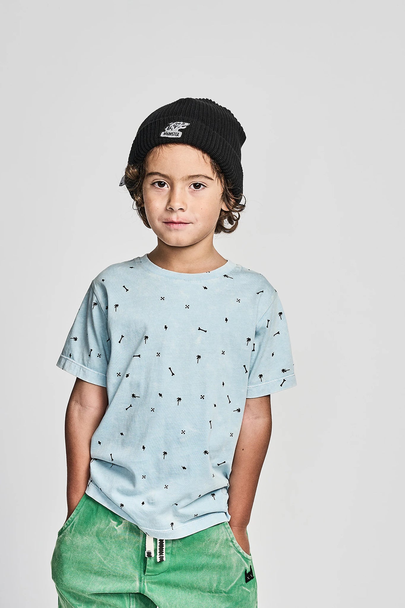 CONFETTI TEE - MINERAL BLUE