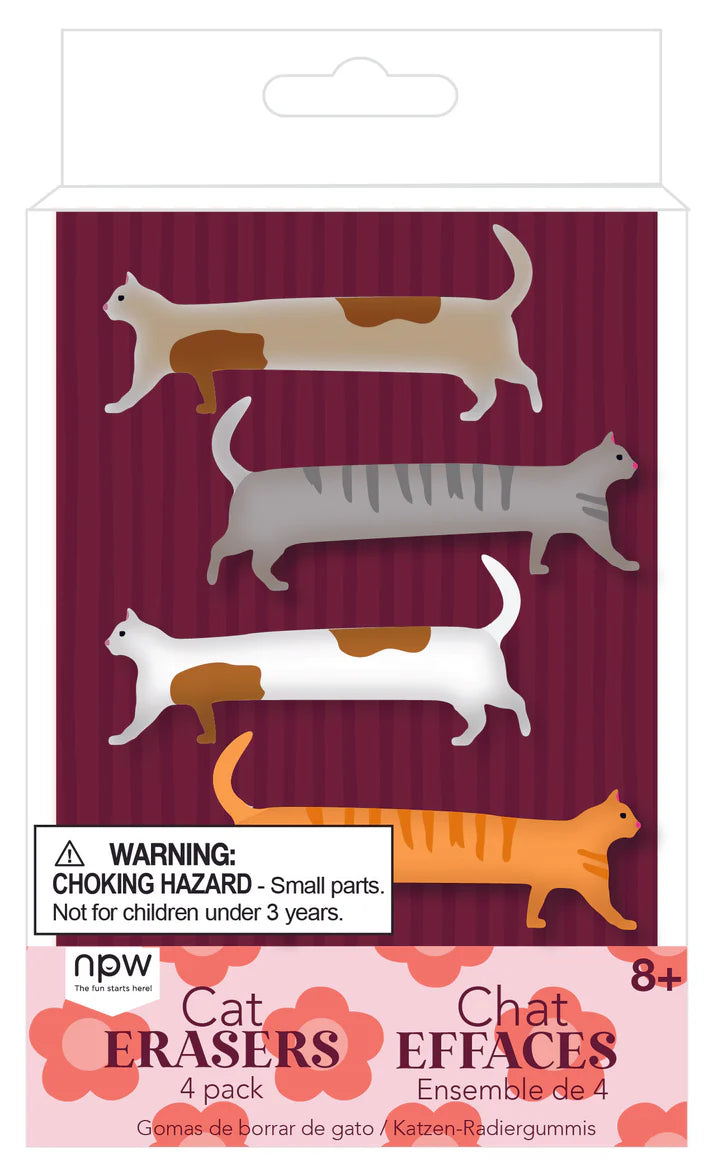 CAT ERASER SET