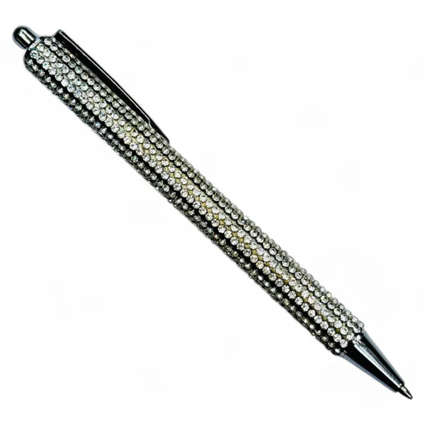 SILVER RHINESTONE PEN