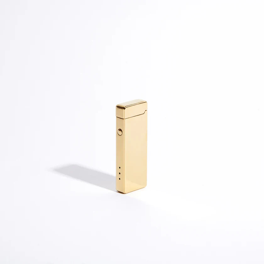 GOLD POCKET DOUBLE ARC LIGHTER