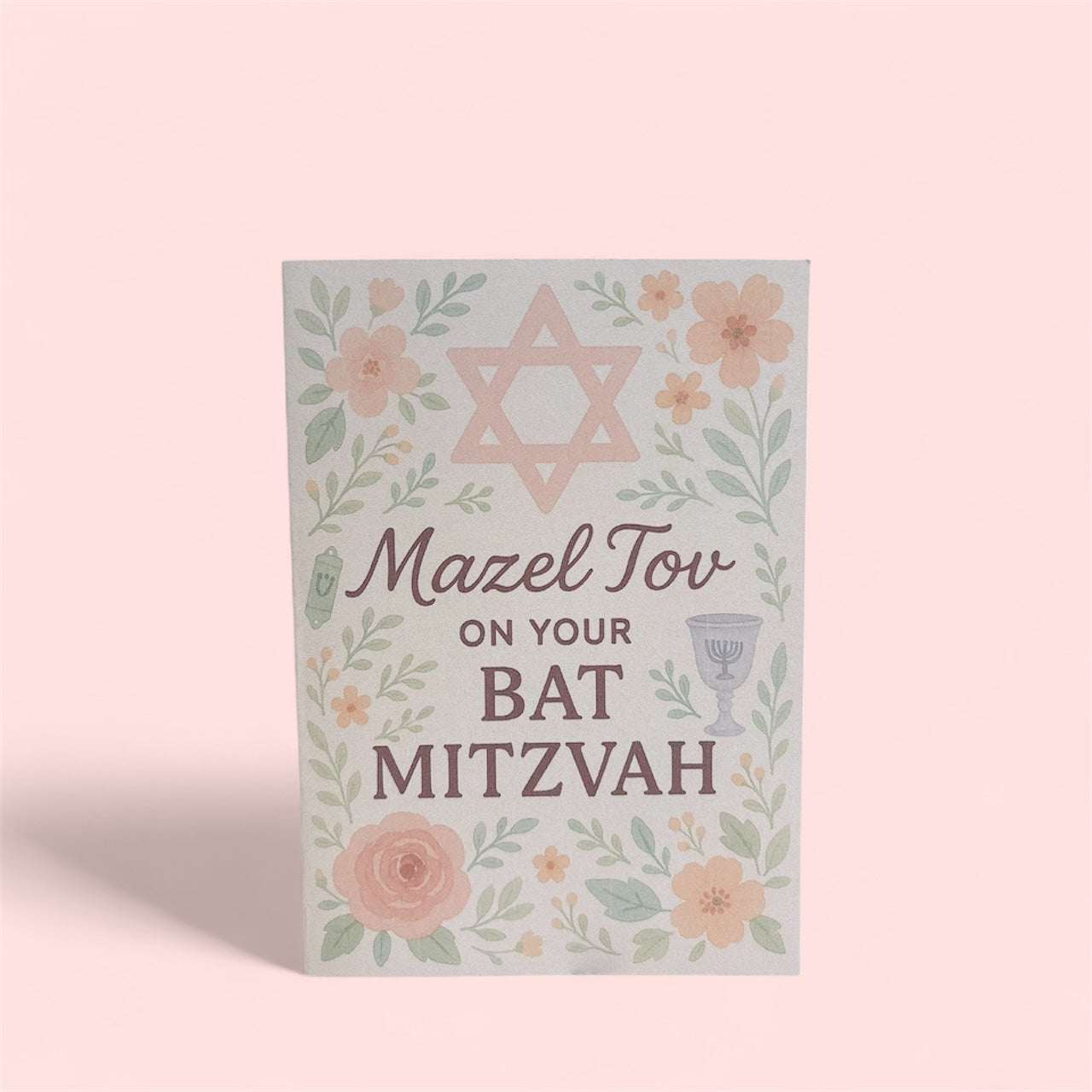 MAZEL TOV BAT MITZVAH CARD