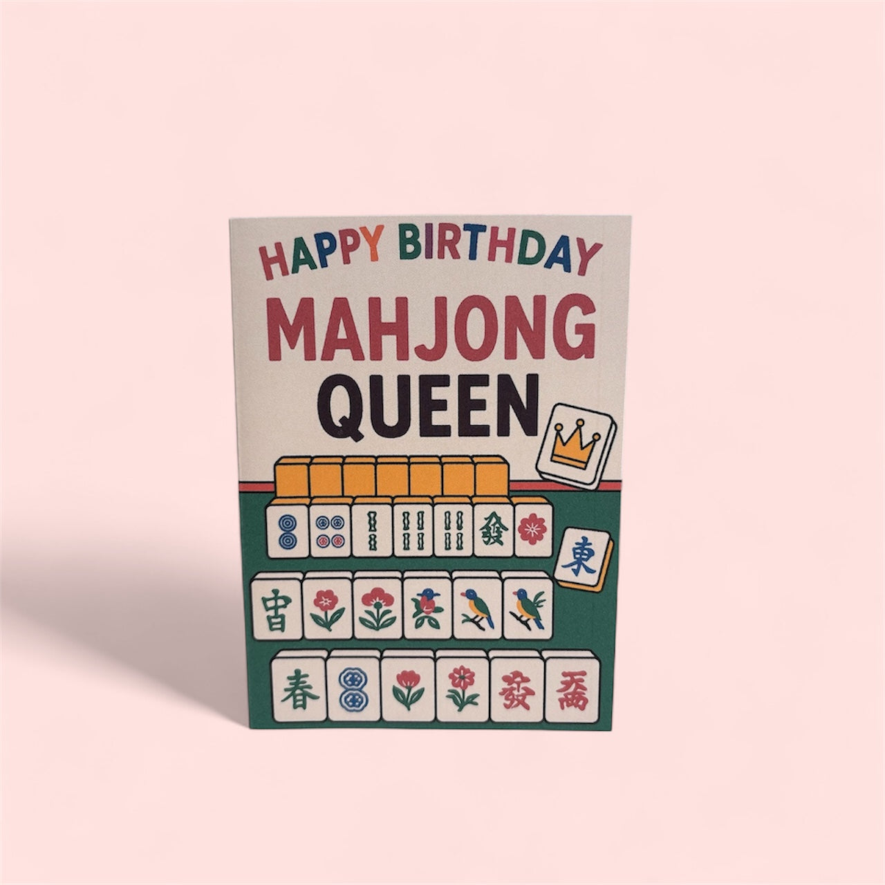 HAPPY BIRTHDAY MAHJONG QUEEN CARD