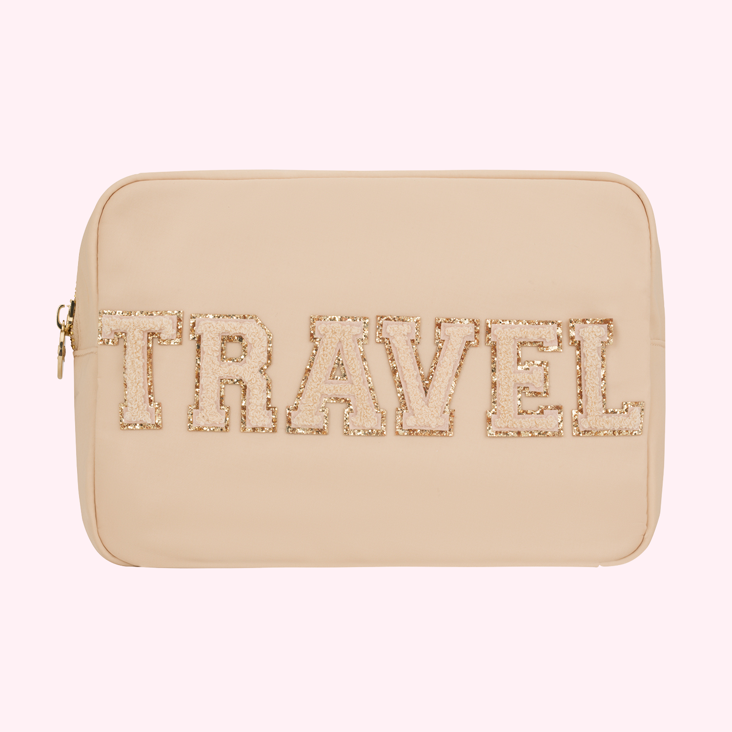 STONEY CLOVER TRAVEL SAND LARGE POUCH