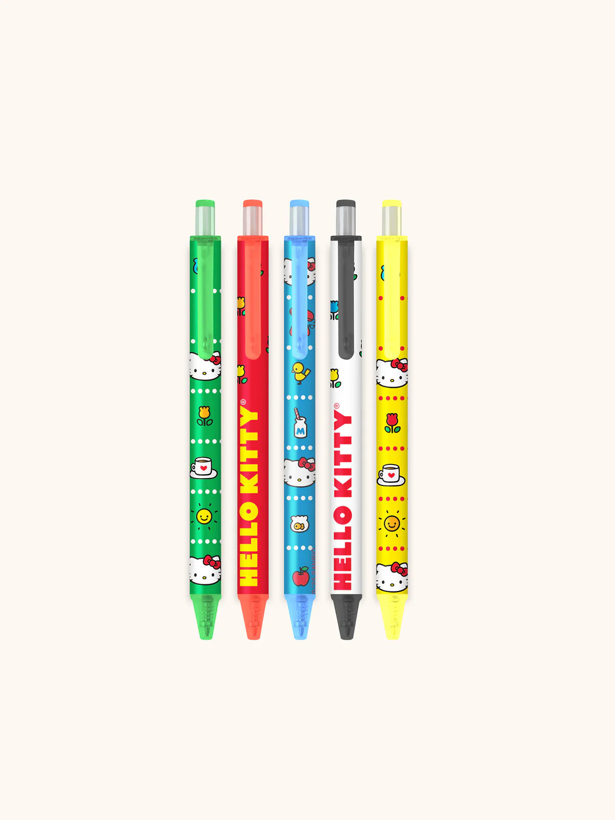 RETRO HELLO KITTY AND FRIENDS GEL PENS