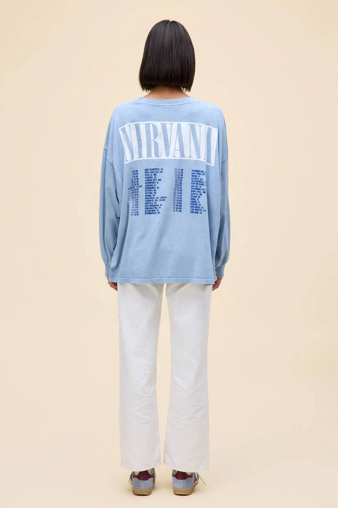 NIRVANA 1993 TOUR L/S TOP – Kitson LA