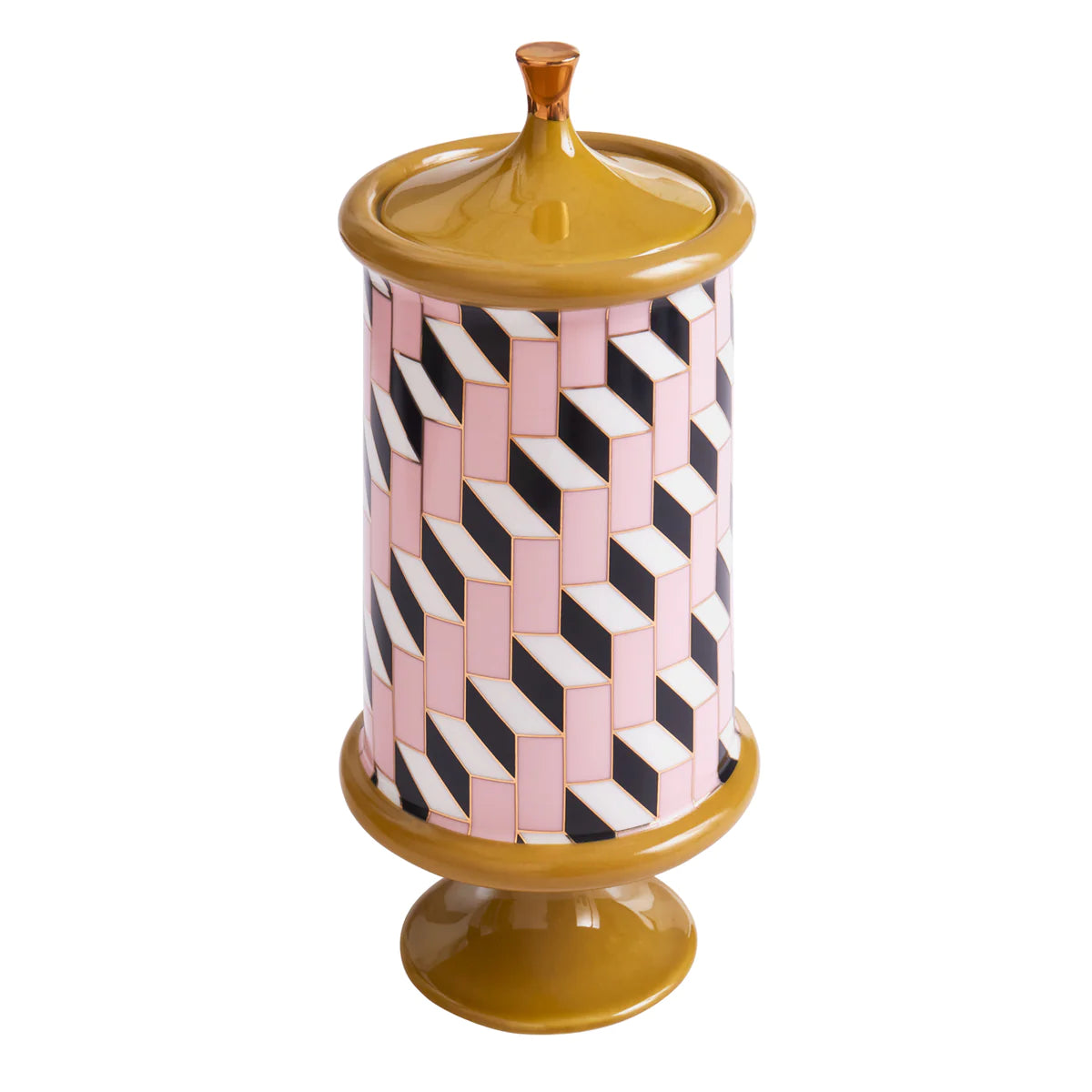 PINK ARCADE STAIRS CANISTER