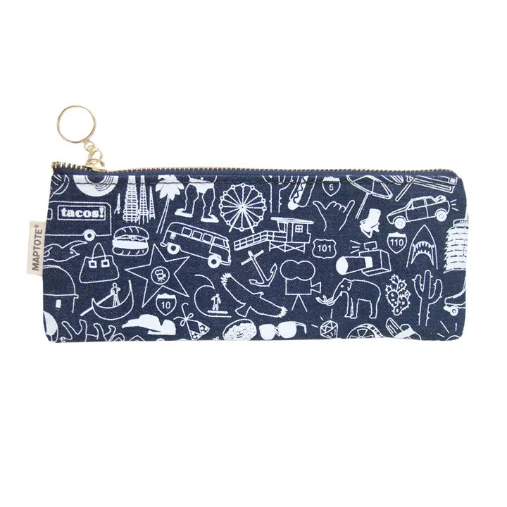 DENIM LOS ANGELES PENCIL POUCH