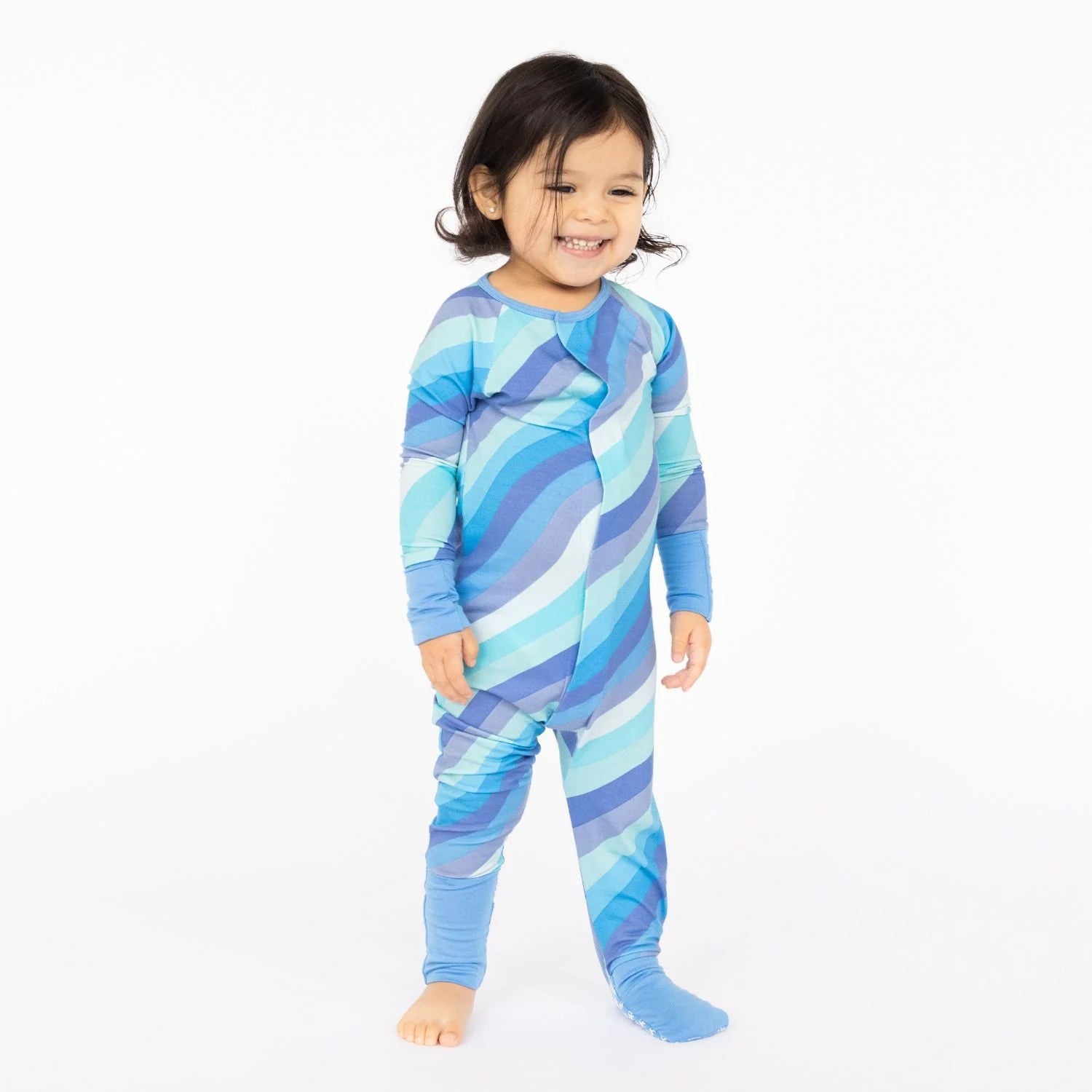 BLUE SHINE CONVERTIBLE COVERALL MODAL FOOTIE