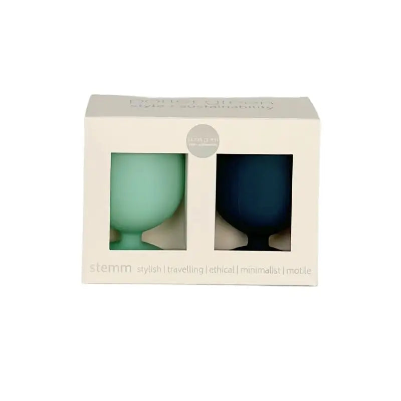 MINT + INK STEMM SILICONE MINI WINE GLASSES Kitson LA