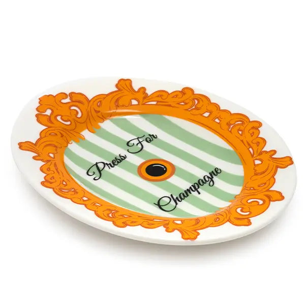 PRESS FOR CHAMPAGNE TRINKET TRAY