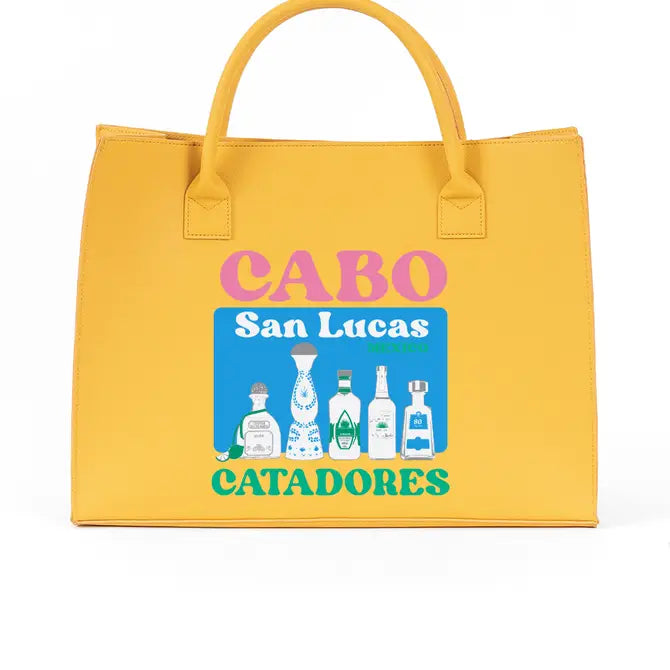 YELLOW CABO MODERN TOTE