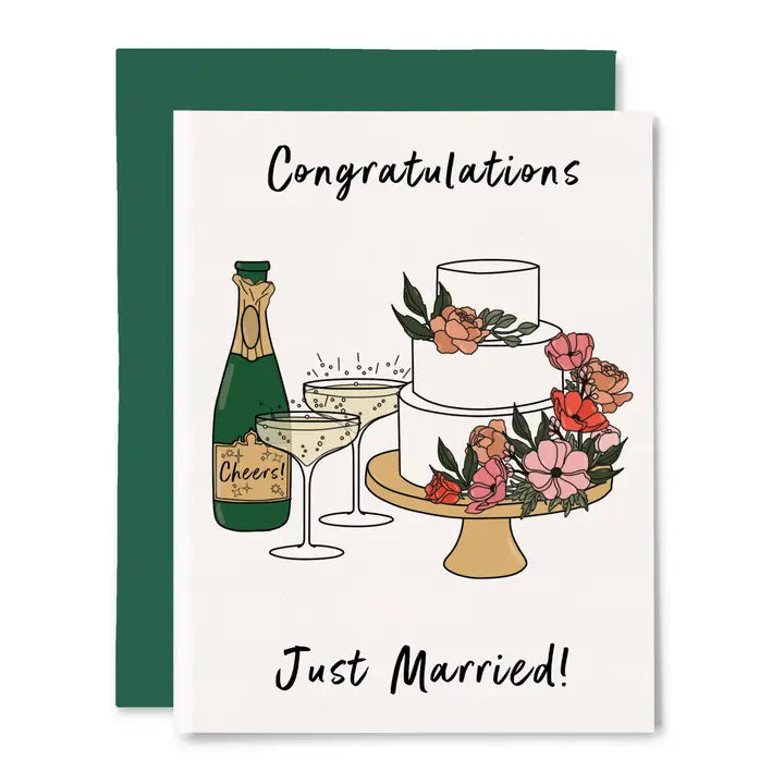 CONGRATS JUST MARRIED CARD