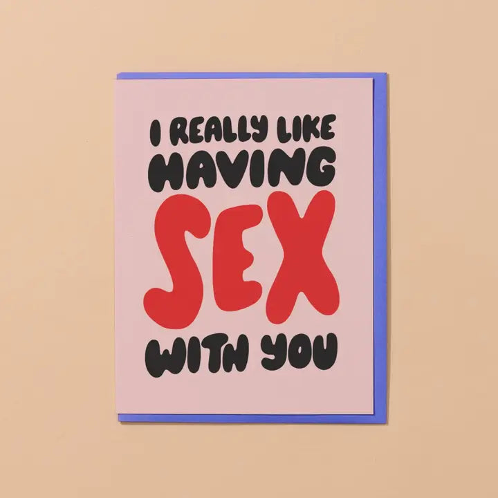HAVING SEX WITH YOU CARD