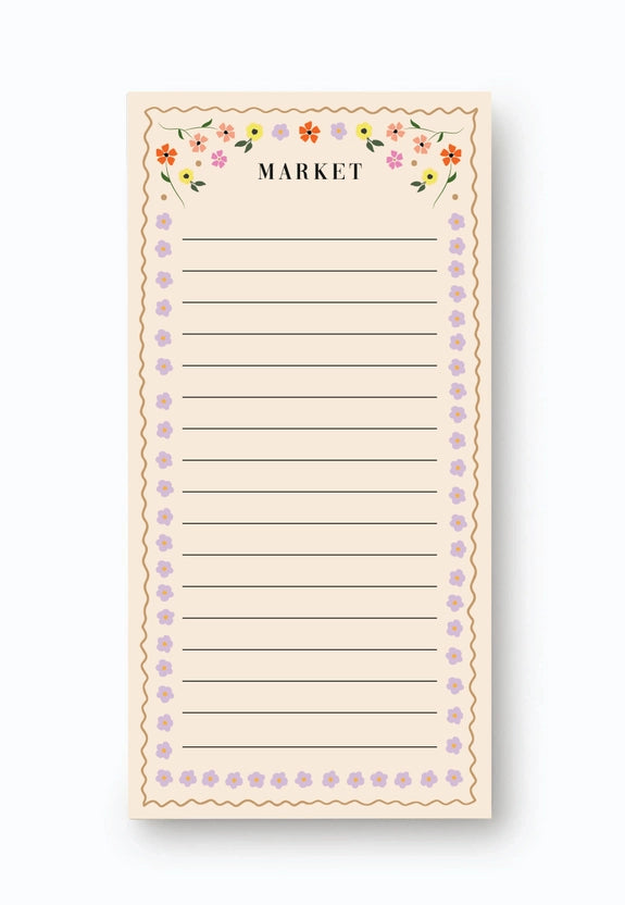 FLORAL MARKET NOTEPAD